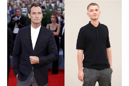 ...eindeutig in dieser Familie liegt, wird wohl keiner abstreiten. Jude Law hat seinen Sohn Rafferty wirklich gut hinbekomme...