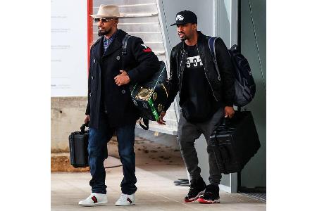 ...befindet sich der gesamte Cast von 'Robin Hood: Origins' in Kroatien, so auch Jamie Foxx, der die Rolle des Little John ü...