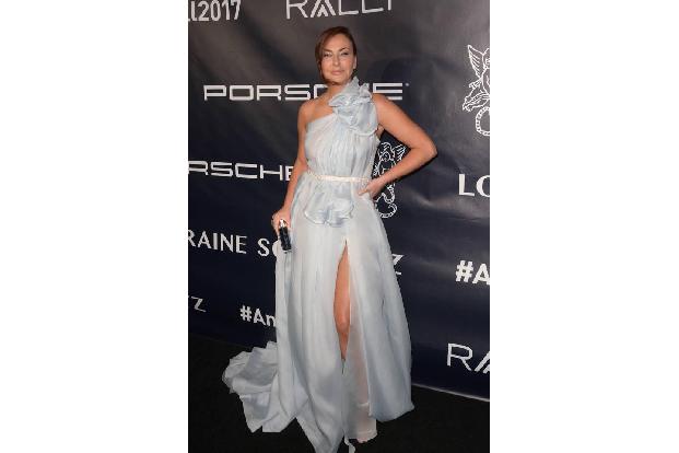 ...ihre belgische Kollegin Ingrid Vandebosch konnte sich ebenfalls sehen lassen - große Roben beherrschten den Teppich des A...