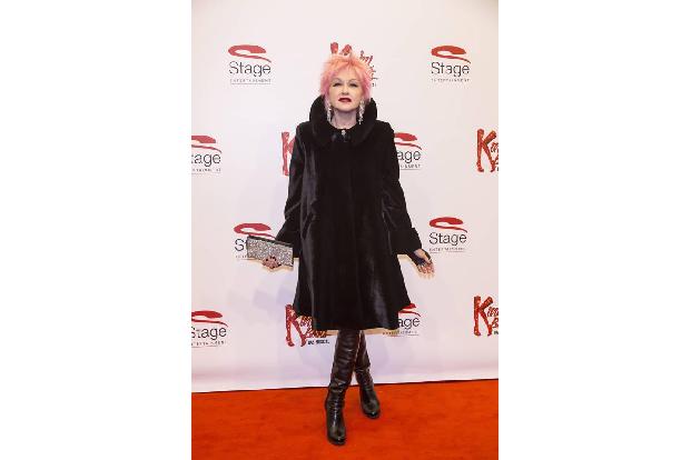 Natürlich durfte Cindy Lauper bei der Premiere von 'Kinky Boots' nicht fehlen, denn die Sängerin hat die Musikstücke getexte...