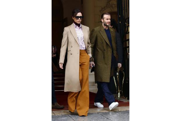 ...Victoria und David Beckham - beide waren 2011 bereits bei der Hochzeit von Prinz William und Herzogin Kate zugegen. Kein ...