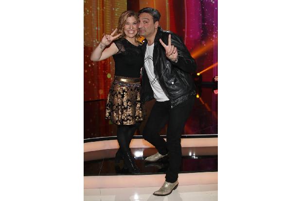 ...milden Seite war bei Carmen Nebel nichts zu sehen! Lieber amüsierte sich die Schlager-Nixe mit Showgast und Star-DJ Mouss...