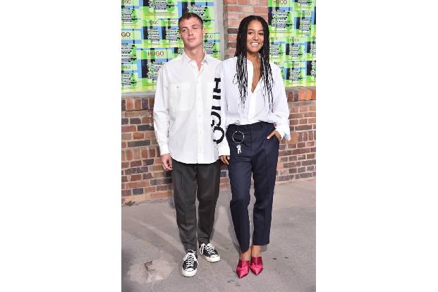 ...Style auch! Sängerin Lary, die 2013 mit Boris Beckers Sohn Noah zusammen war, und ihr Schauspieler-Freund David Schütter ...