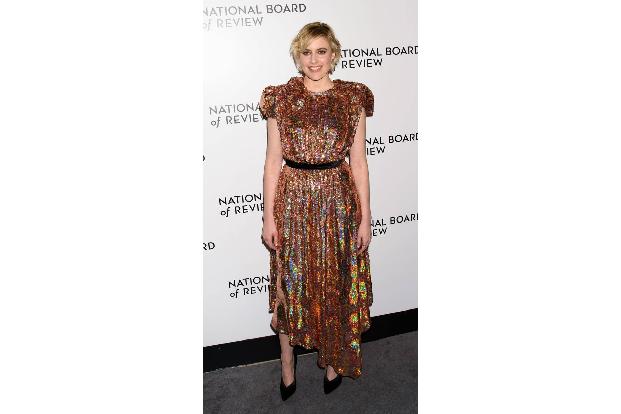 ...die Auszeichnungen standen schon im November 2017 fest. Greta Gerwig freute sich aber trotzdem, dass sie als beste Regiss...