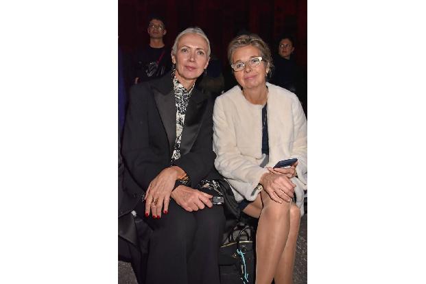 ...'Vogue'-Chefredakteurin Christiane Arp und Inga Griese, Redaktionsleiterin von 'Icon', auch nicht weit. Könnte die Berlin...