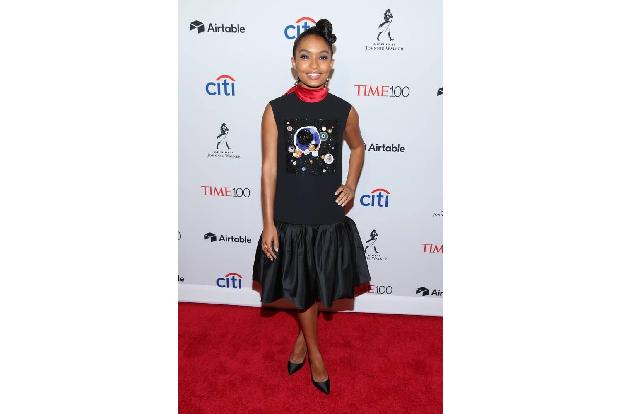 ...sorgte die Schauspielerin Yara Shahidi für einen Hauch Glamour. Zwar reicht es noch nicht ganz für die Liste der Einfluss...