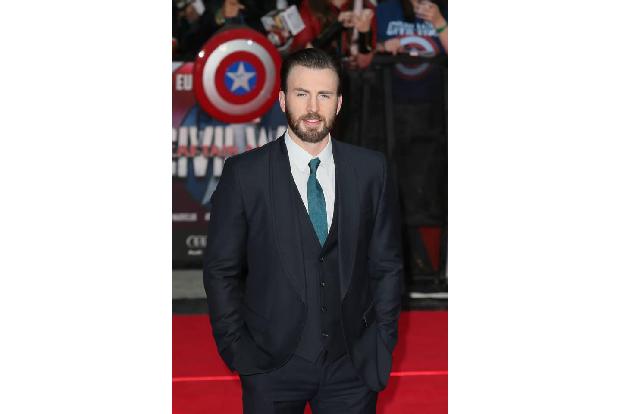 Auf Platz 9 positioniert sich mit Chris Evans der erste von drei Marvel-Stars - eine Rolle als Superheld bringt eben viel Ge...