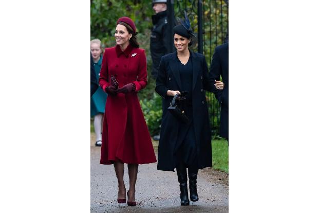 ...zwischen den beiden Herzoginnen erhielten indes keinerlei neue Nahrung: Meghan und Kate schienen bestens miteinander ausz...
