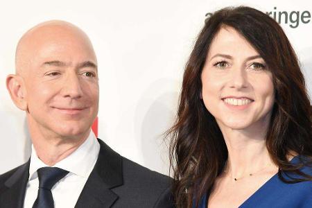 Jeff Bezos mit Ehefrau Mackenzie Bezos
