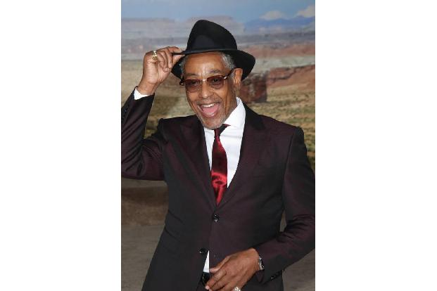 ...Lieblingsbösewicht Gustavo Fring aka Giancarlo Esposito auf der Premiere, auch wenn ihm in 'Breaking Bad' buchstäblich da...