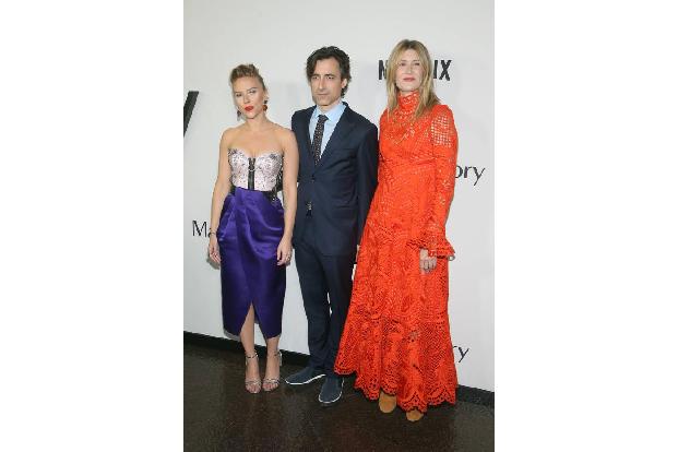 Scarlett Johansson, Noah Baumbach und Laura Dern hatten sich versammelt, um 'Marriage Story' im DGA Theater in Los Angeles z...
