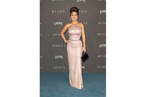Mit Schauspielerin Salma Hayek hielten Glamour und Eleganz Einzug im Museum.