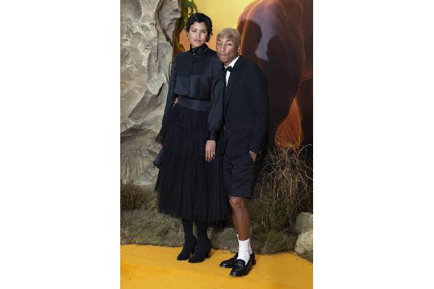...Helen Lasichanh war Pharrell Williams gekommen. Das Allroundtalent hat insgesamt fünf Songs auf dem 'Lion King'-Soundtrac...