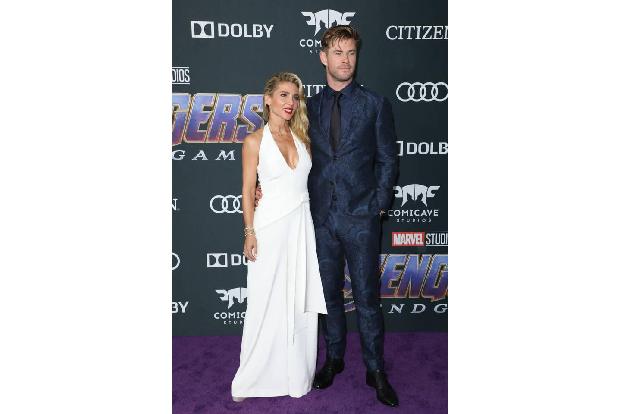 ...Chris Hemsworth nutzte die Gelegenheit gleich zu einem Familienausflug. Neben seiner Frau Elsa Pataky brachte der Star Ve...