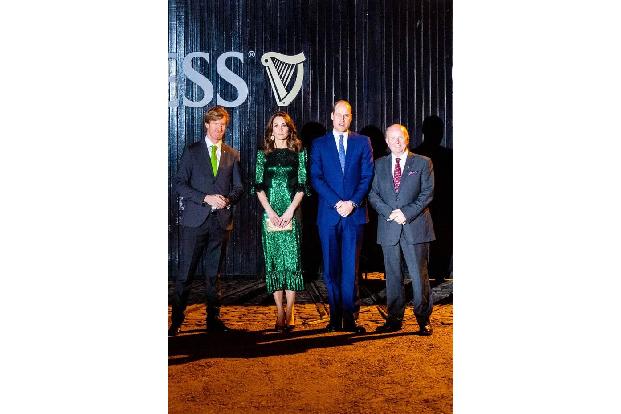 Wer nach Irland kommt, trinkt ein Guinness – das gilt auch für Royals. Darum fand der abendliche Empfang im Guinness Storeho...