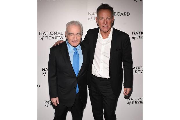 Gleich zwei Legenden in einem Bild: Martin Scorsese posierte mit Rock-Veteran Bruce Springsteen, der ebenso...