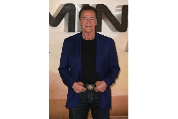 Auch Arnold Schwarzeneggers Selbst-Isolation ist ungewöhnlich, denn er hat einen Esel und ein Pony dabei. Die beiden zeigte ...