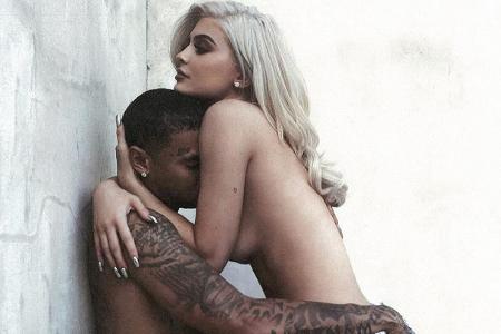 So sexy posieren Tyga und Kylie Jenner zusammen