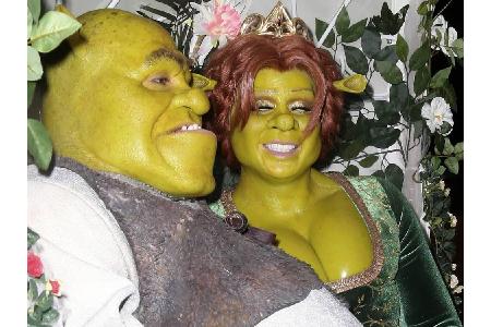 Heidi Klum und Freund Tom Kaulitz verwandelten sich für ihre Halloween-Party in New York in Oger.