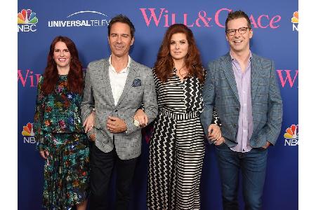 Megan Mullally (59), Eric McCormack (55), Debra Messing (50) und Sean Hayes (48) sind mit Leichtigkeit in ihre 