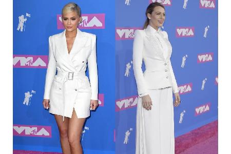 Blazer sind der neue, heiße Trend auf dem Red Carpet - das beweisen unter anderem Kylie Jenner und Blake Lively auf den dies...