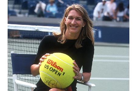 Tennis-Ikone Steffi Graf gewann im Jahr 1999 (Foto) noch einmal ein Grand-Slam-Turnier, im selben Jahr verkündete sie ihren ...