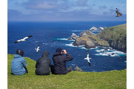 Fisch statt Quiche und Ponys statt Hühner sind die Hauptakteure auf den Shetland Inseln. Outdoor-Freunde kommen hier voll un...