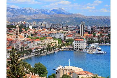 Platz 5 sichert sich die Küstenstadt Split in Kroatien. Die Universitätsstadt im Süden des Landes beheimatet heute 167.000 M...