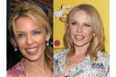 Auch Pop-Ikone Kylie Minogue hat sich gut gehalten: Die 50-Jährige strahlt wie eh und je. Kaum zu glauben, dass zwischen den...