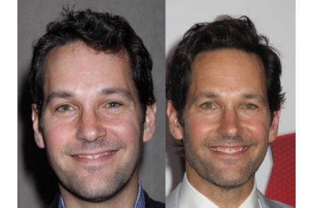 Schauspieler Paul Rudd feiert seinen 50. Geburtstag - auch bei ihm hat das Phänomen des Nicht-Alterns zugeschlagen: Die 10-Y...