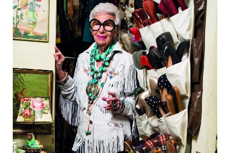 Weltweit berühmt wurde Iris Apfel 2005 durch 