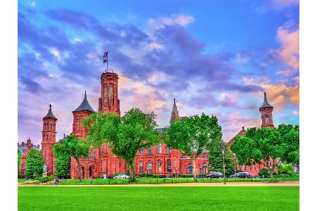 Die Smithsonian Institution in Washington, D.C. vereint 19 Weltklassemuseen und bildet so den größten Museumskomplex der Wel...