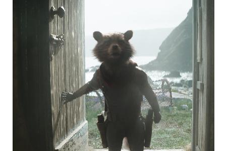 Rocket (Stimme im Original von Bradley Cooper) ist einer der wenigen Helden aus 