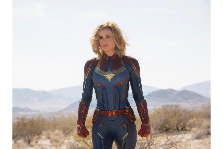 Vielleicht die größte Hoffnung im Kampf: Carol Danvers alias Captain Marvel (Brie Larson) hat immense Kräfte, die sie bislan...
