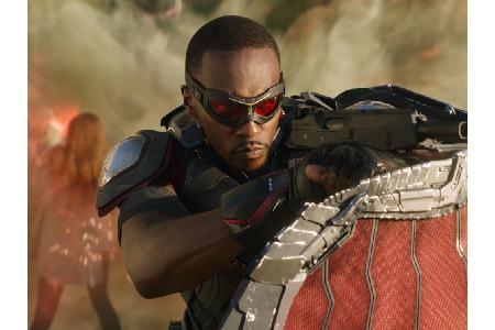 Ein weiteres Opfer von Thanos: Sam Wilson alias Falcon (Anthony Mackie).