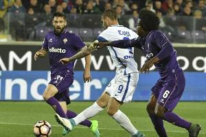 Neun Tore: Florenz 5:4 gegen Inter - Dreierpack von Icardi