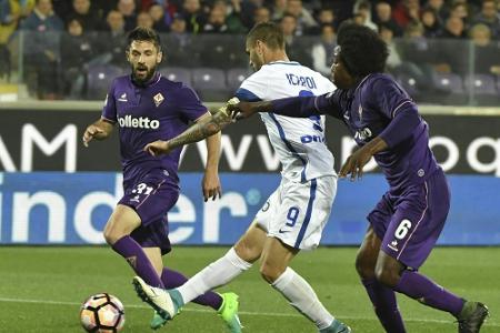 Neun Tore: Florenz 5:4 gegen Inter - Dreierpack von Icardi