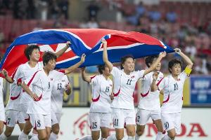 Erstes Pflichtspiel in Pjöngjang: Remis zwischen Frauen aus Nord- und Südkorea
