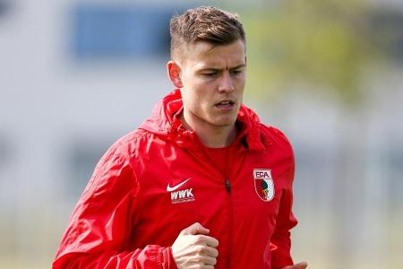 Platzverweis des Tages: Alfred Finnbogason (FC Augsburg)