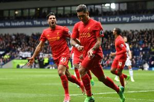 1:0 bei West Brom: Firmino schießt Liverpool erneut zum Sieg