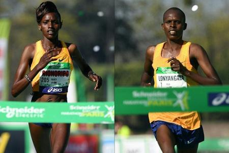 Kenianisches Ehepaar triumphiert beim Paris-Marathon
