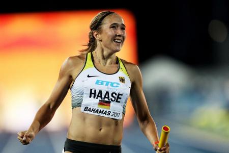 Deutsche Sprinterinnen mit Überraschungssieg bei World Relays