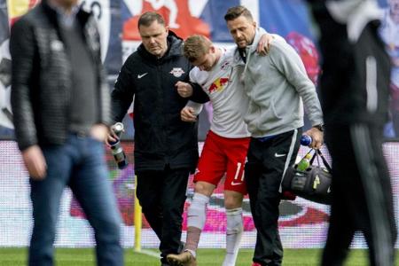 Schwere Prellung bei Leipzigs Stürmer Timo Werner