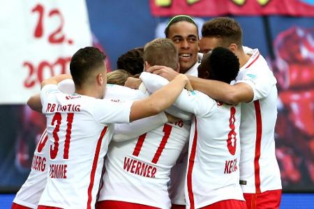 Leipzig macht in Unterzahl Sieg perfekt
