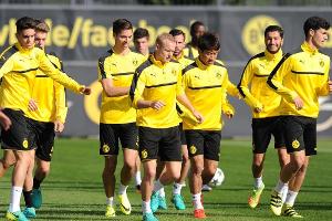 Rode beim BVB wieder im Mannschaftstraining