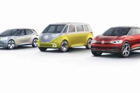 VW I.D. Elektroauto-Familie wächst weiter