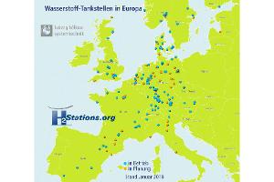Deutschland nimmt bei Wasserstofftankstellen führe