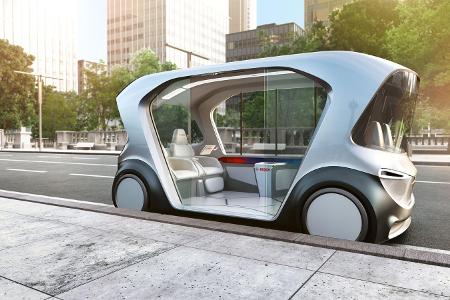 Bosch präsentiert auf CES autonomes Shuttle