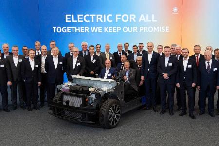 Volkswagen bereitet Produktion des E-Autos ID. vor
