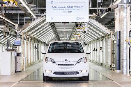Skodas Citigo-e IV wird in Serie produziert